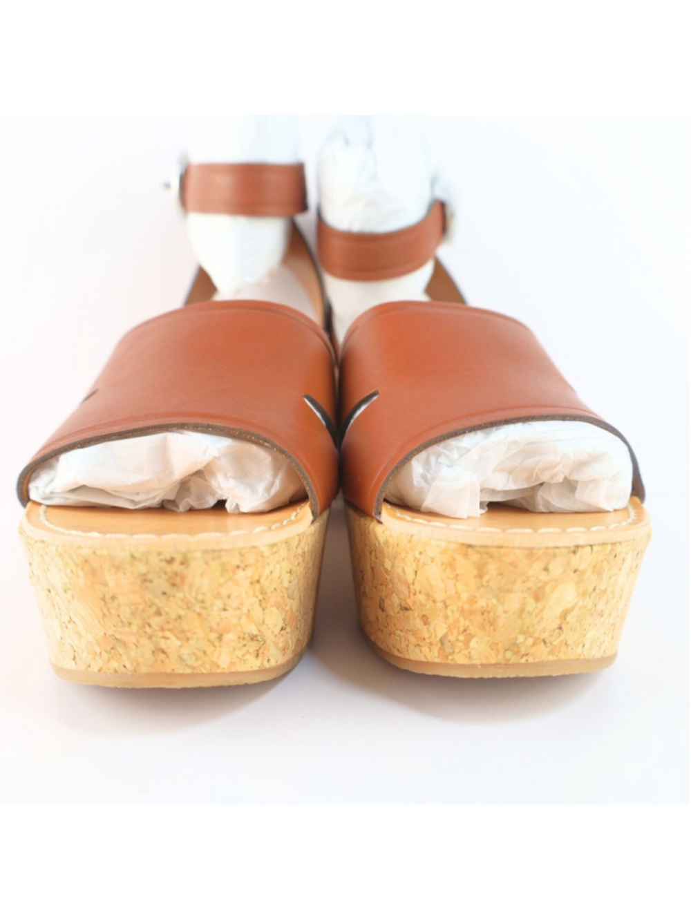 Dolce Vita Linda Cork Platform Slingback Sandal Brown Size 8.5- 0310 - Picture 7 of 14